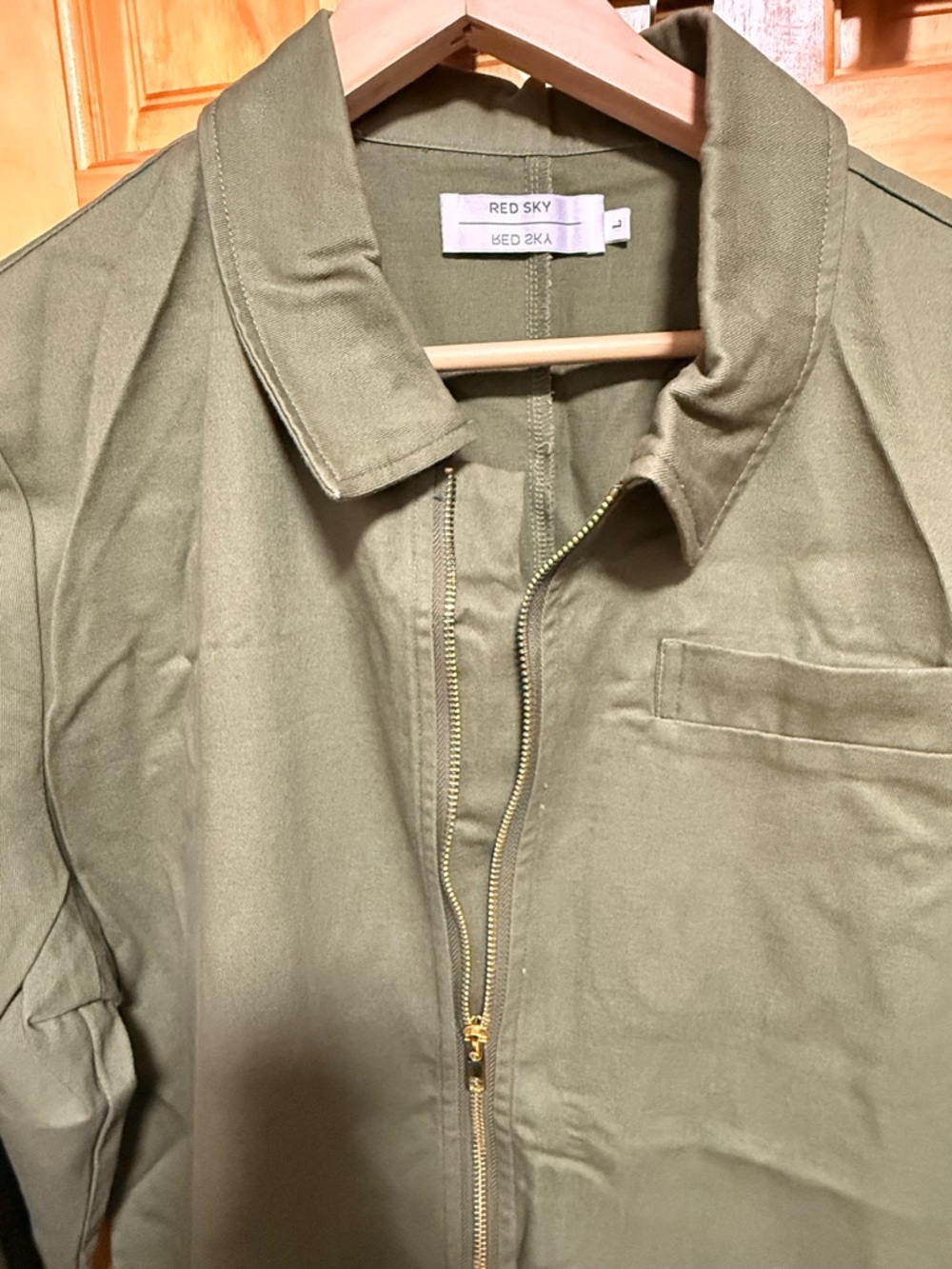 Redsky Classic Boilersuit Jumpsuit in Olive - Picture 5 of 8